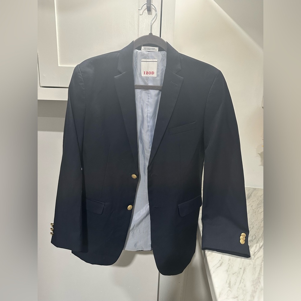 IZOD Men's Navy Blazer